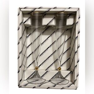 Miller Rogaska Crystal Champagne‎ Flutes New In Box